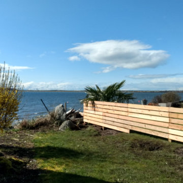 Waterfront Property - Cedar Fence