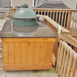 Big Green Egg Table -- The Big Dugan - Outdoor Dining Tables
