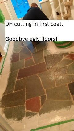 My Entryway Slate Floor, Can You Cover Slate Flooring