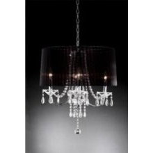 OK LIGHTING Elegant Crystal Ceiling Lamp