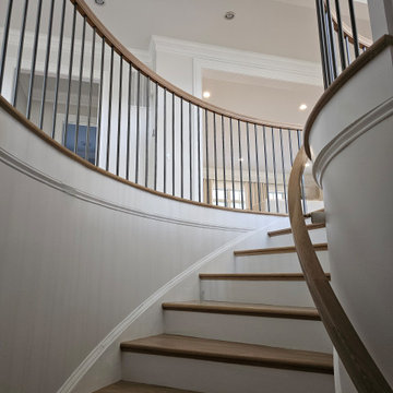 Project #116 | Elegant Curved Staircase