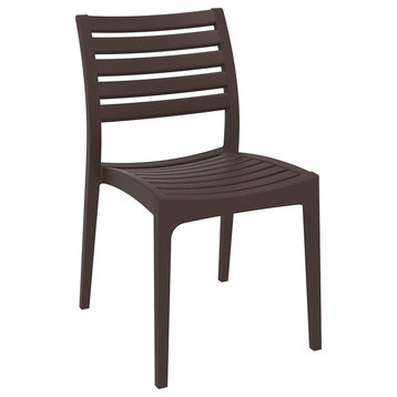 Compamia Ares Outdoor Dining Chairs, Set of 2, Brown