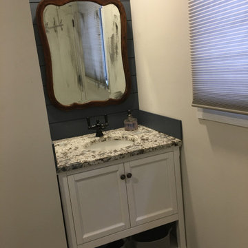 Rearranged Guest Bath