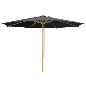 Yescom XLarge Shade 13Ft Wood Patio Umbrella 8 Rib Heavy for Outdoor Garden