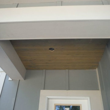 Grey Slate Hardie Shingle + Board & Batten Siding | Creve Coeur, MO. (63141)