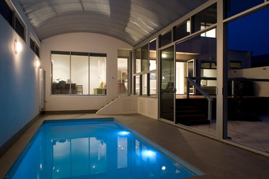 This is an example of a modern pool in Adelaide.