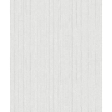 Kinsley Off-White Textured Stripe Wallpaper Bolt