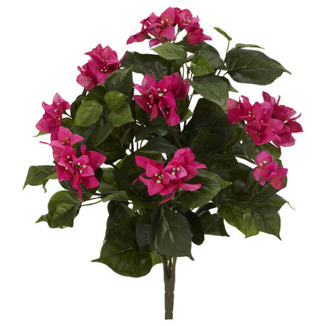 20" Bougainvillea Artificial Plant, Set of 3
