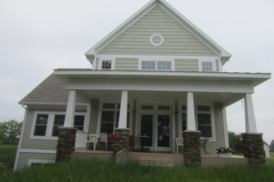 Example of a beach style exterior home design in Other