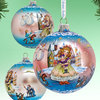 Hand Painted Scenic Glass Ornament Nutcracker Fairytale Ball, Limited Edition