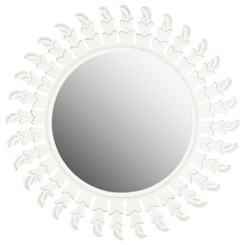 Safavieh Inca Sun Mirror, White
