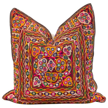 Esha Rajasthani Embroidered Decorative Pillow