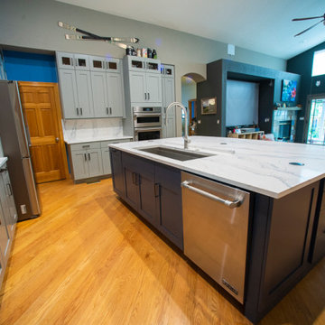 Modern Kitchen with Pop-Up Outlet!