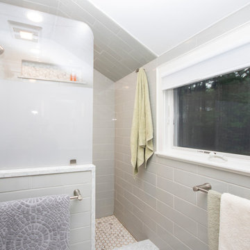 Lovely Transitional Bathroom Renovation