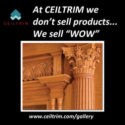 At CEILTRIM we don't sell products... we sell "WOW!" - Products