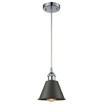 Innovations Lighting - Innovations Lighting 516-1P-PC-M8-OB Smithfield, 1 Light Mini Pendant Indust - The Smithfield 1 Light Mini Pendant is part of theSmithfield 1 Light M Polished ChromeUL: Suitable for damp locations Energy Star Qualified: n/a ADA Certified: n/a  *Number of Lights: 1-*Wattage:100w Incandescent bulb(s) *Bulb Included:No *Bulb Type:Incandescent *Finish Type:Polished Chrome