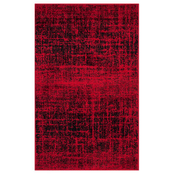 Safavieh Adirondack Collection ADR116 Rug, Red/Black, 2'6"x4'