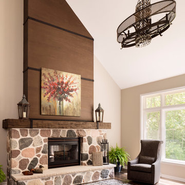 Rugged Meets Feminine First Floor Remodel
