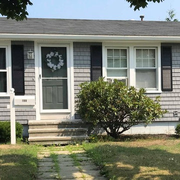 Mastic Cedar Discovery Vinyl Siding & Harvey Windows, New Bedford, MA