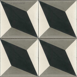 Contemporary Cement Tile - 床＆壁タイル