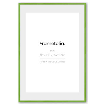 11" x 14" Fresh Lime Wide Mat - 7/8 Lavo Frame