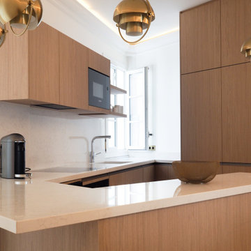Aménagement sur mesure : cuisine, living room, chambre