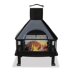 Uniflame Black Firehouse - Outdoor Products