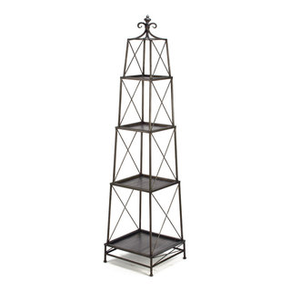 Tripar 3 Tier Oval Tabletop Display Stand