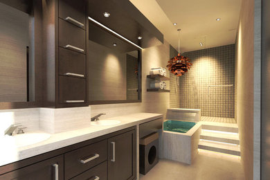 Bathroom - contemporary bathroom idea in Other
