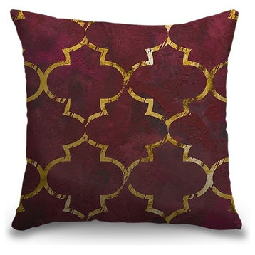 "Glam Geometry" Outdoor Pillow 20"x20"