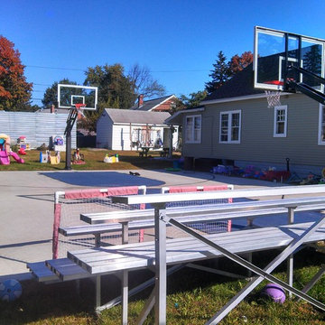 Brian D's Pro Dunk Platinum Basketball System on a 40x50 in Rotterdam, NY