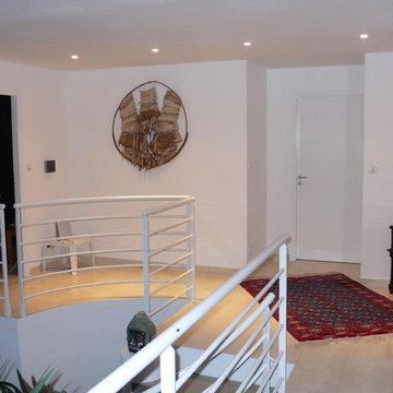 Maison bioclimatique contemporaine avec piscine