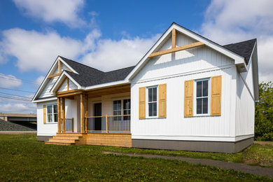 Example of an exterior home design in Other