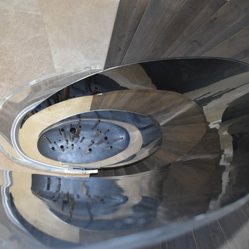 Steel Spiral Stairway