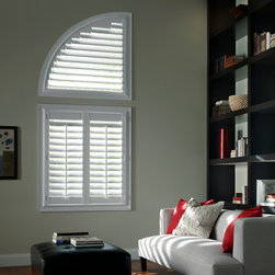 Palm Beach&trade; polysatin shutters with Palmetto&trade; - Window Treatments