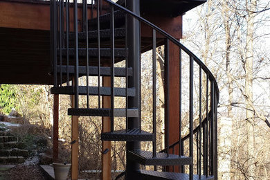Aluminum Spiral Staircase