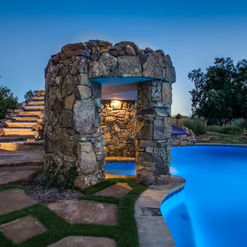 Stone Oasis - Luxury Swimming Pool with Grotto - Dallas, TX