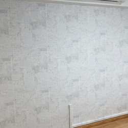 Residential Wallpaper | Rustic World Map - Wallpaper
