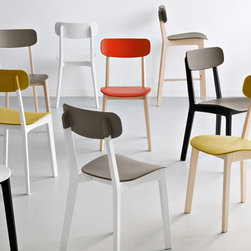 CS/1369 Cream Dining Chair by Calligaris, Italy - Dining Chairs