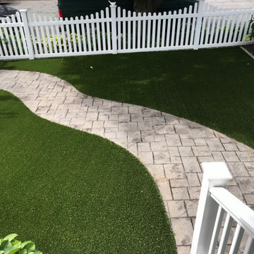 Artificial Grass Front Yard Design