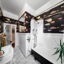 guest bath wallpaper
