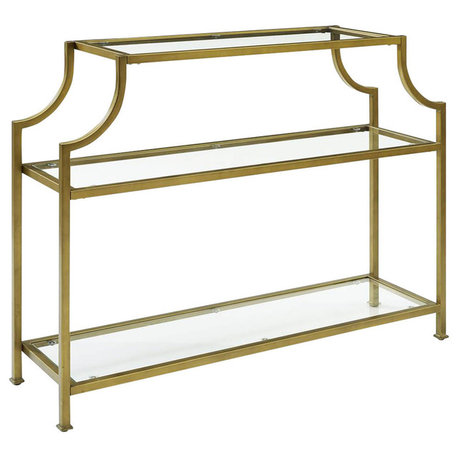 Aimee Glass Console Table