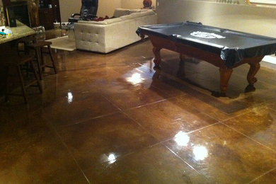 Elegant living room photo in Calgary