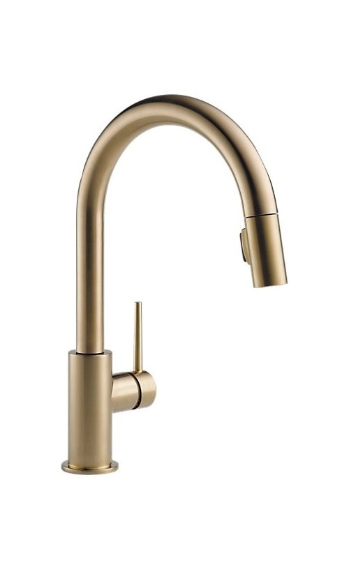 Instant Hot Water Faucet To Match This Delta Champagne Bronze Kitchen