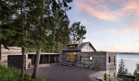 Houzz Tour: Rugged Modern Style on a Montana Lake