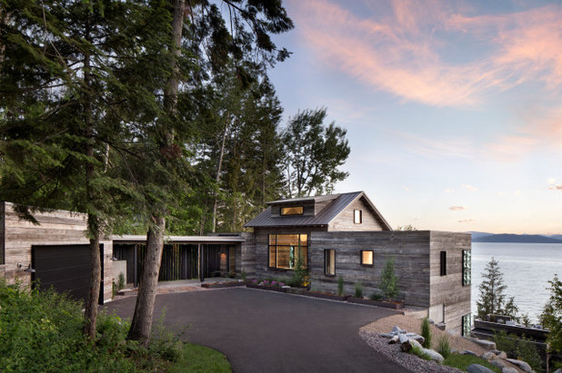 Houzz Tour: Rugged Modern Style on a Montana Lake