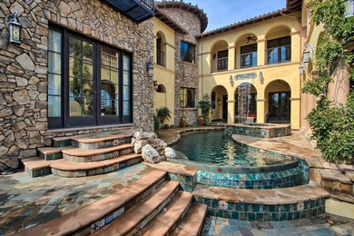 Pool - mediterranean pool idea in San Luis Obispo