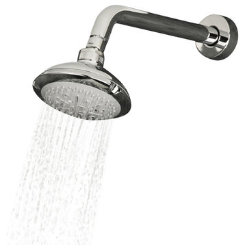 Lacava Embrace Collection Wall-Mount Tilting Round Shower Head, Polished Chrome