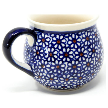 Polish Pottery Mug 12 oz., Pattern Number: 120