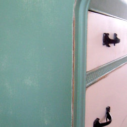 Two Toned Waterfall Dresser - Products